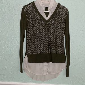 XS Simply Vera sweater dress shirt $13